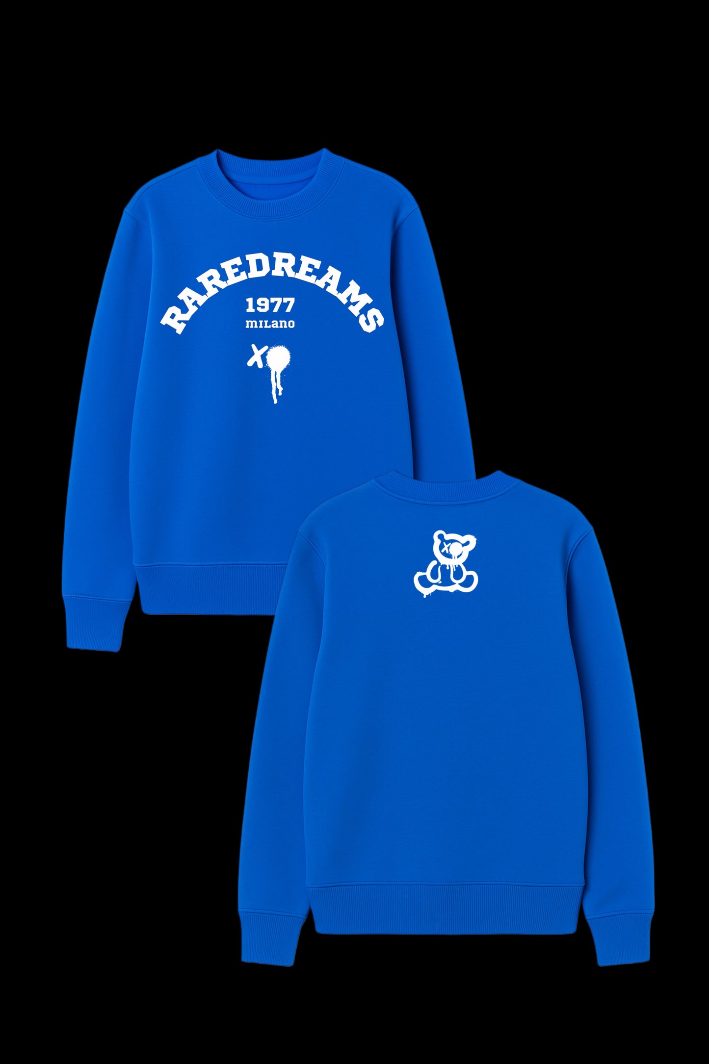 1977 RareDreams Milano Unisex Sweatshirt - Blue