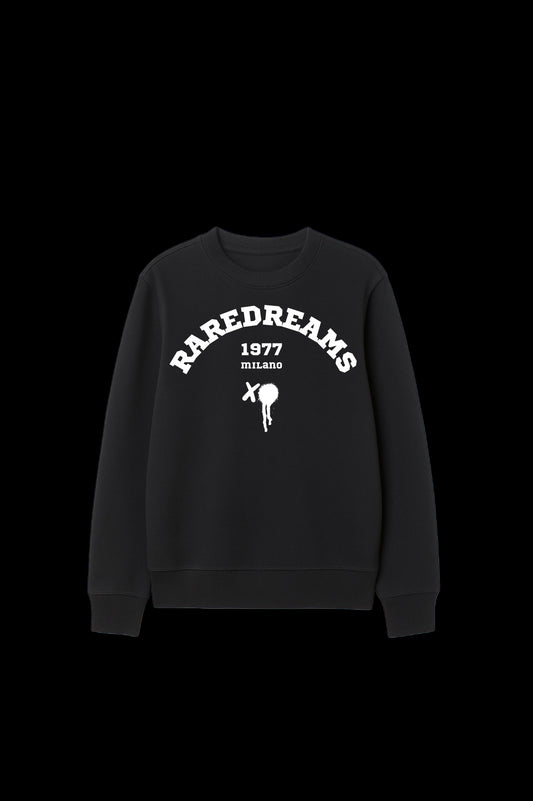 Felpa 1977 RareDreams Milano Unisex - Black