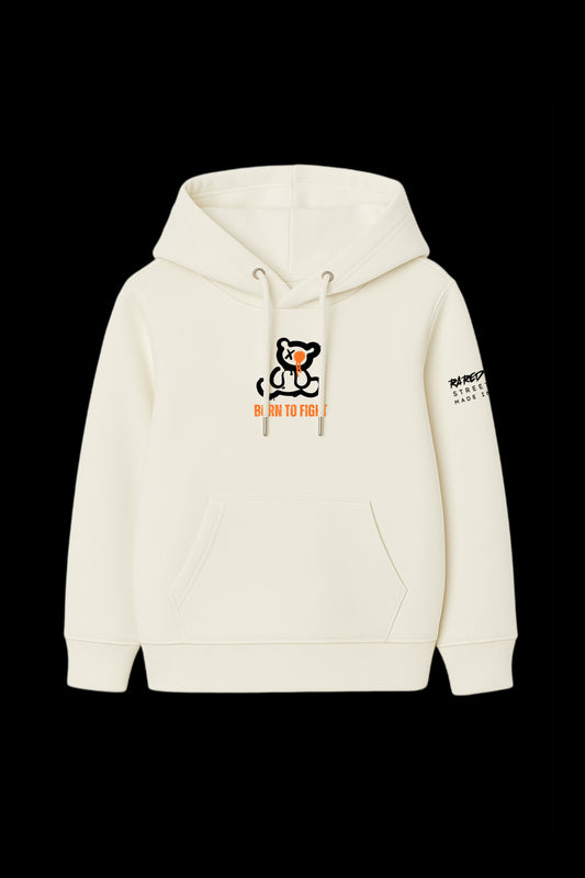 Felpa BORN TO FIGHT RareDreams Milano Unisex - Off White