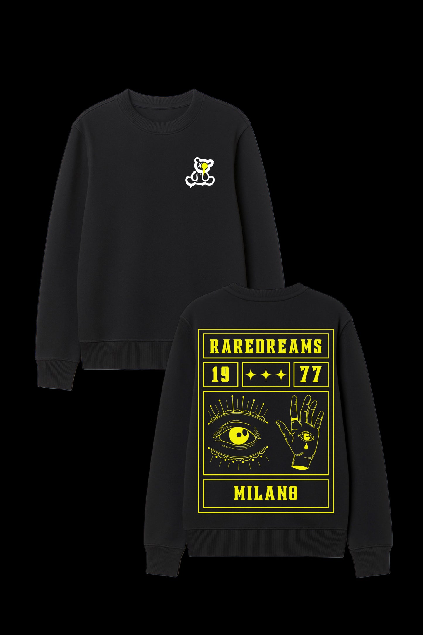 SUPERSTITIOUS EDITION Sweatshirt RareDreams Milano Unisex - Black
