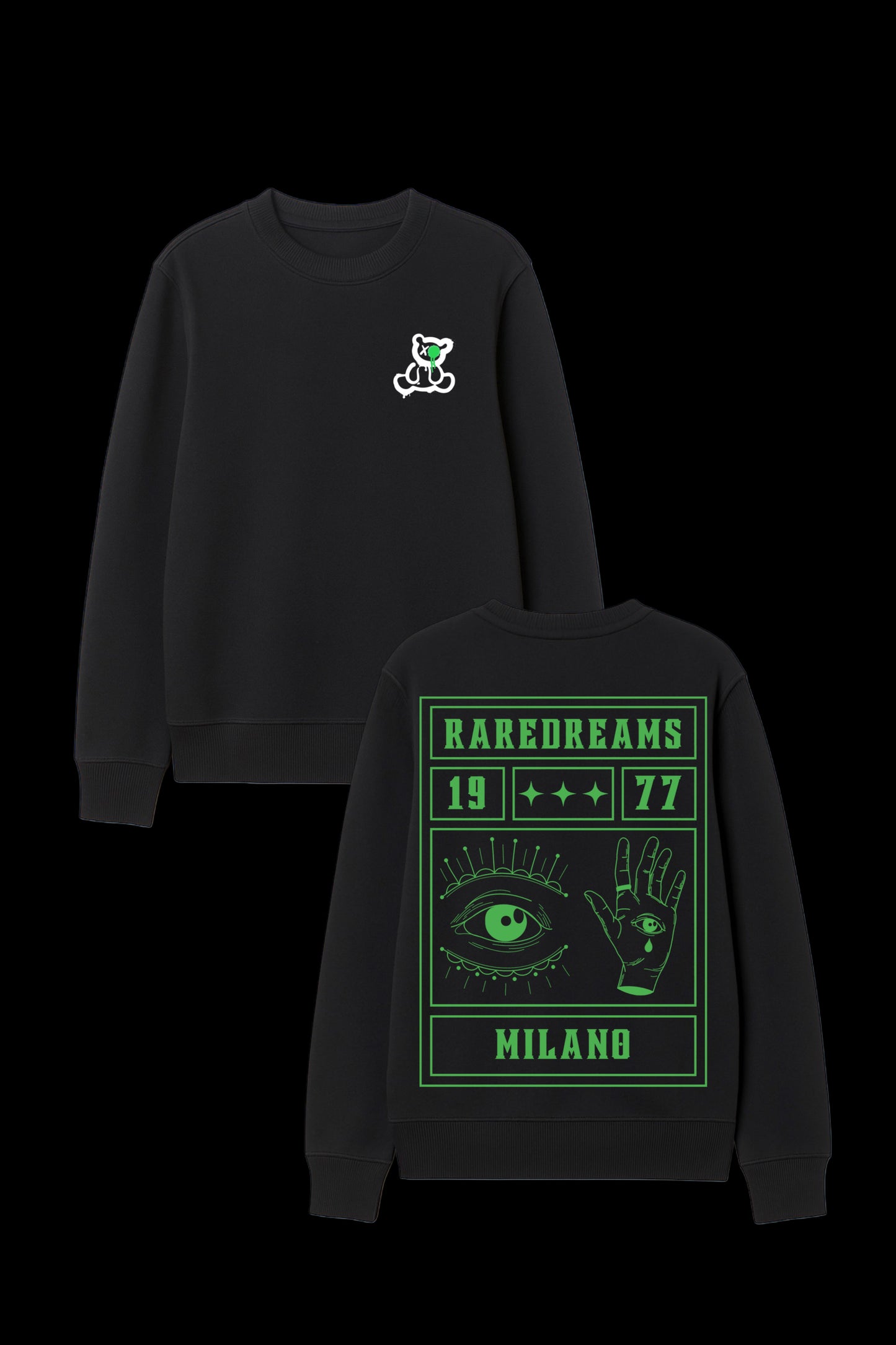 SUPERSTITIOUS EDITION Sweatshirt RareDreams Milano Unisex - Black