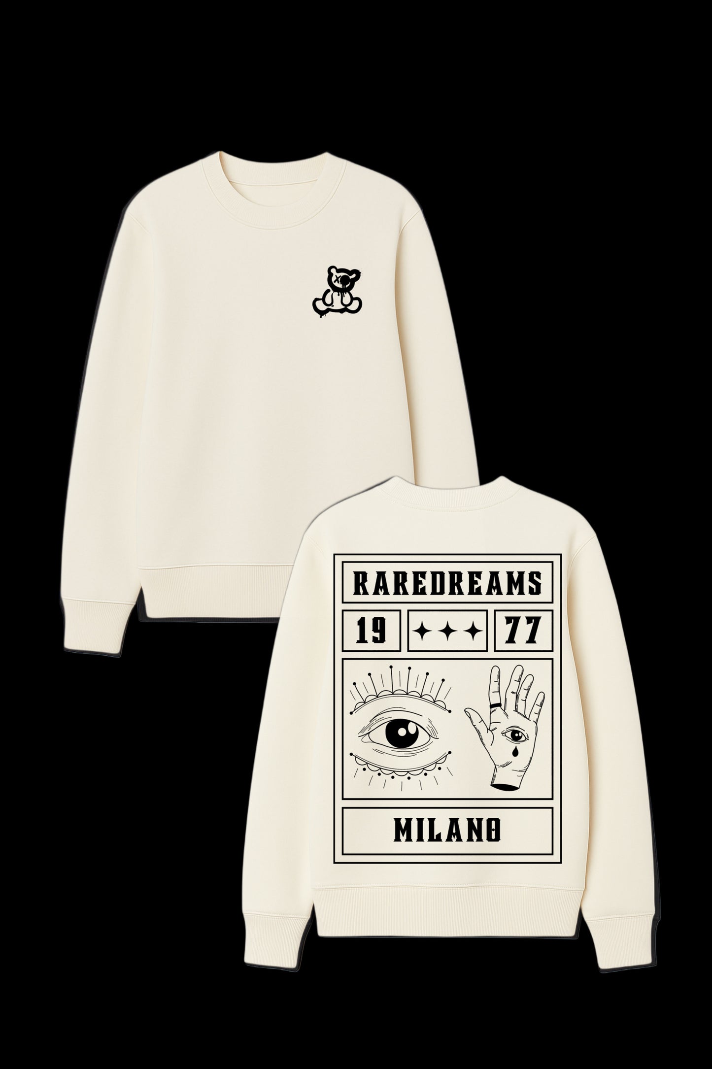 SUPERSTITIOUS EDITION RareDreams Milano Unisex Sweatshirt - Off White