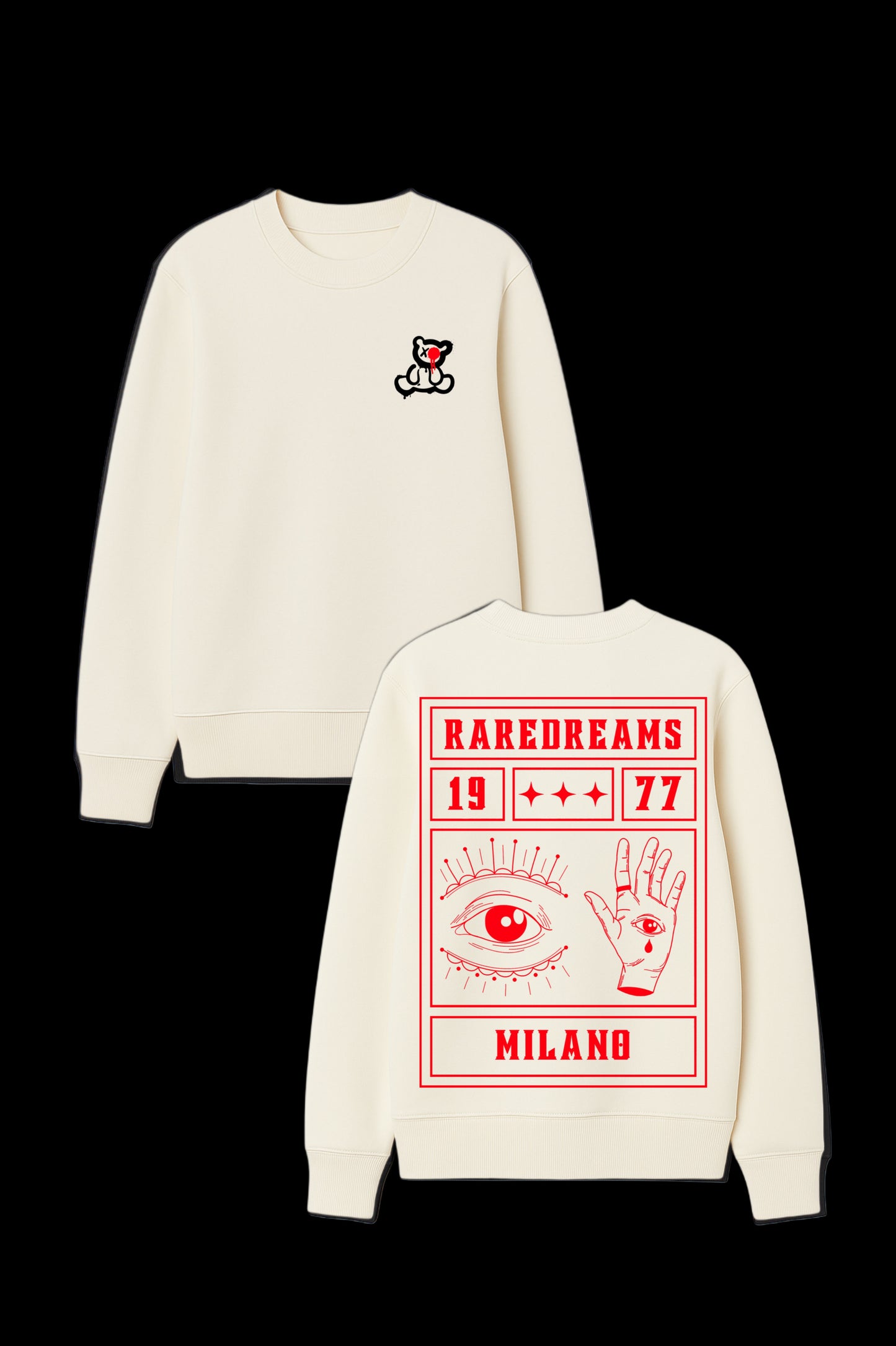 SUPERSTITIOUS EDITION RareDreams Milano Unisex Sweatshirt - Off White