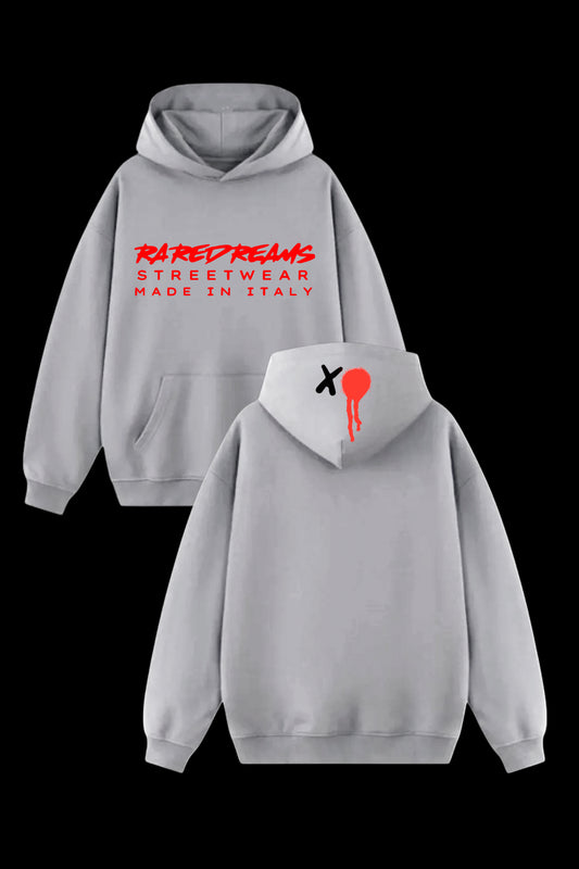 Felpa XO RareDreams Milano Unisex - Grey Melange