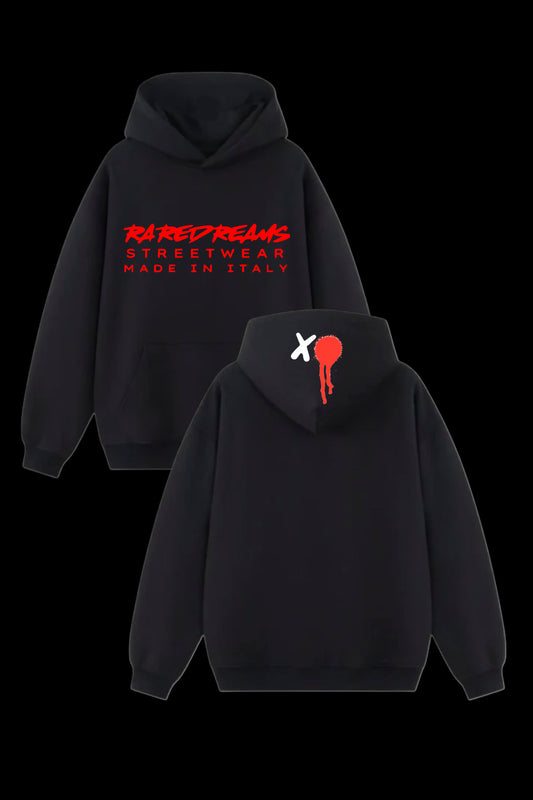 Felpa XO RareDreams Milano Unisex - Nero