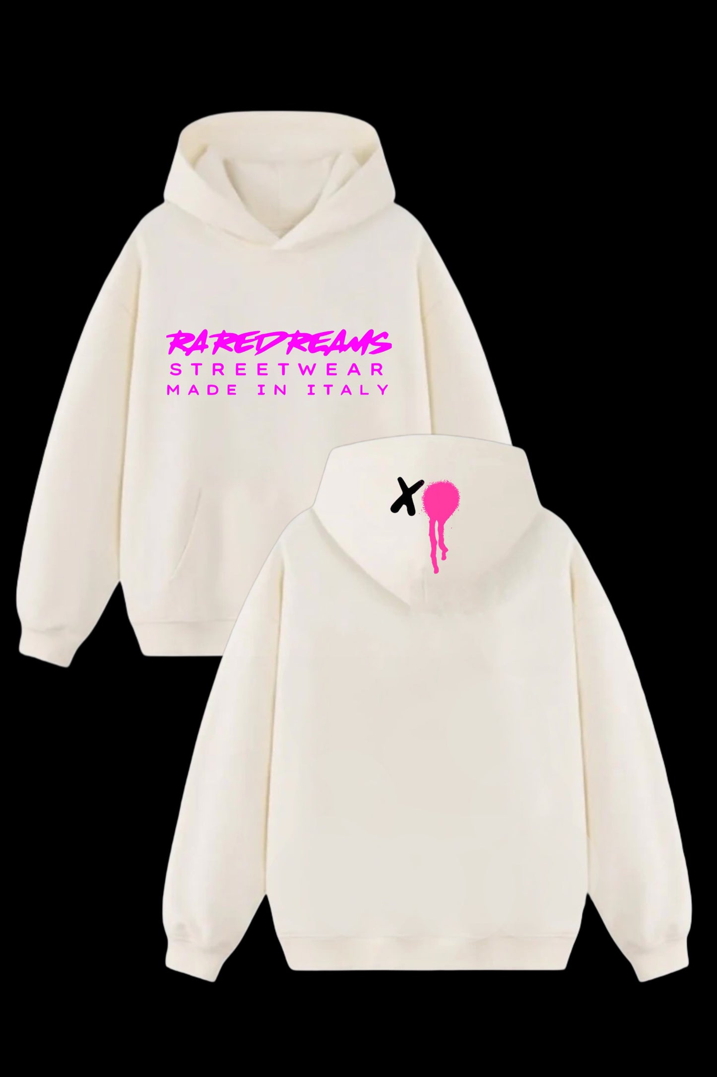 Felpa XO RareDreams Milano Unisex - Off White