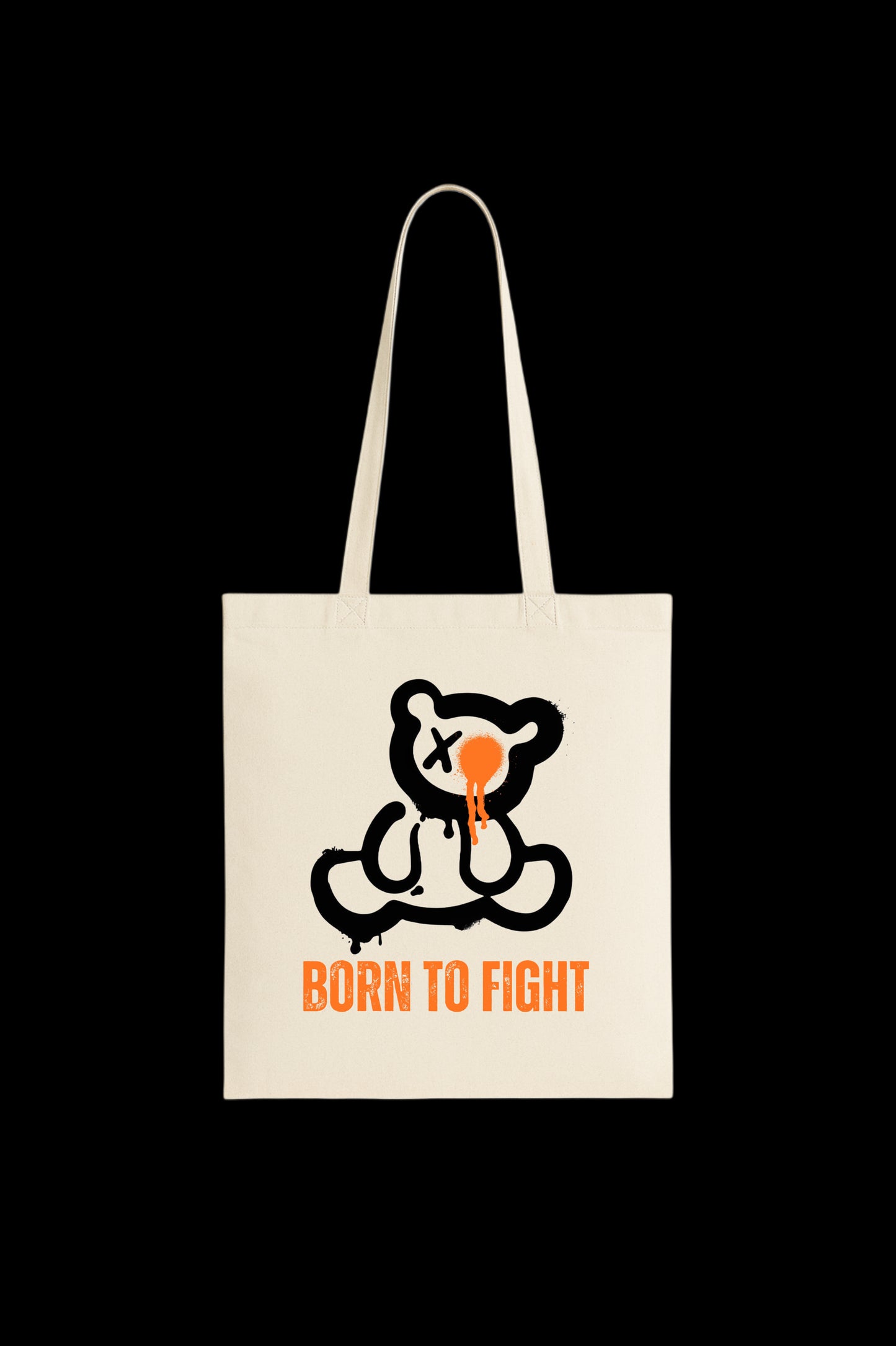 Shopper BORN TO FIGHT in Cotone RareDreams Milano