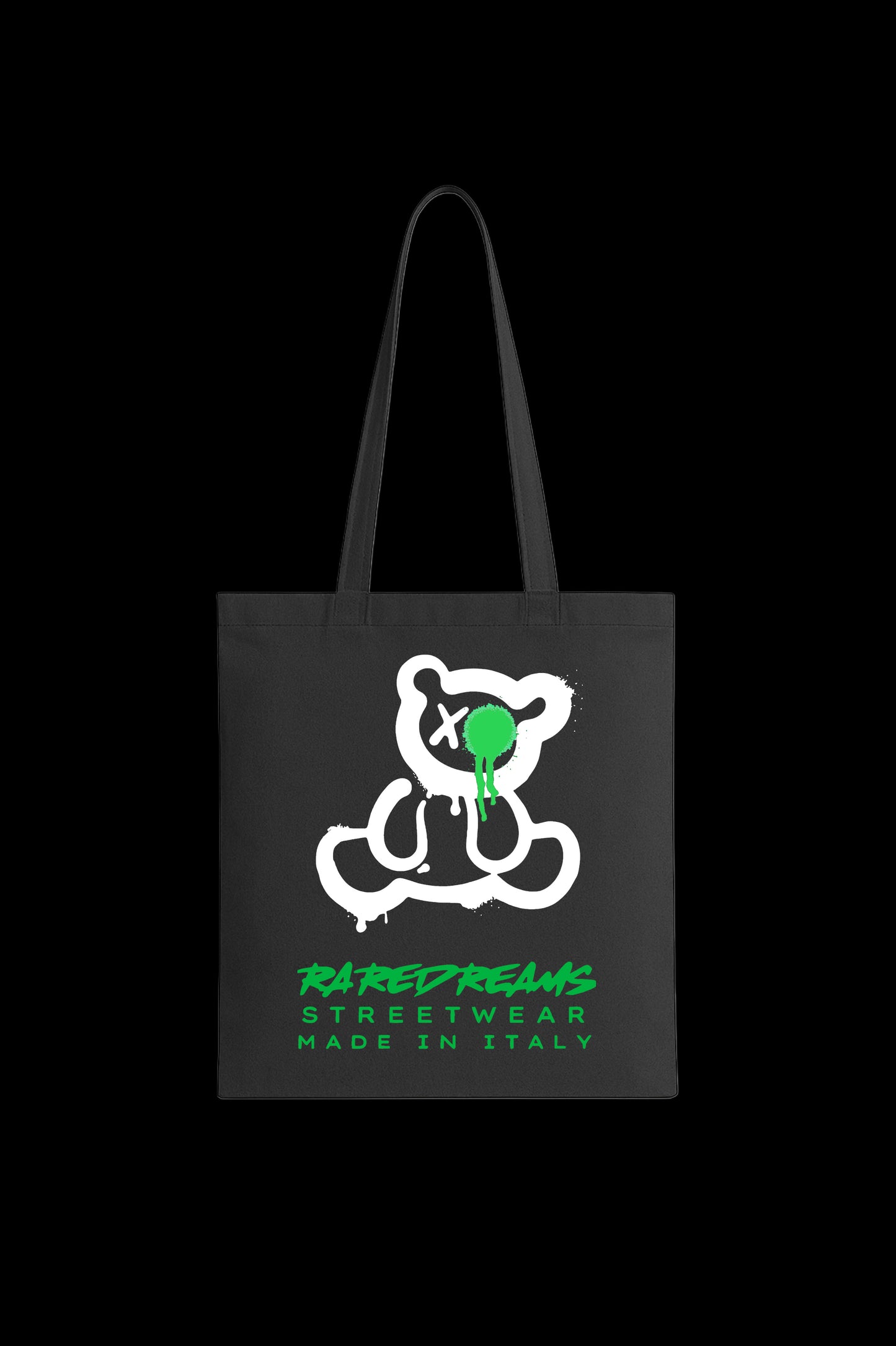 Shopper ICONIC in Cotone RareDreams Milano - Nero