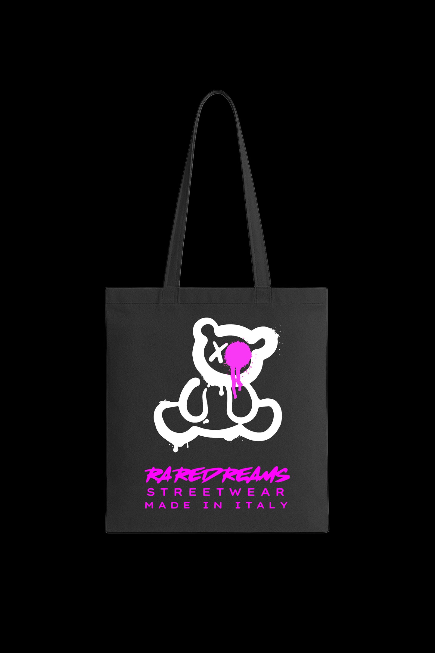 Shopper ICONIC in Cotone RareDreams Milano - Nero