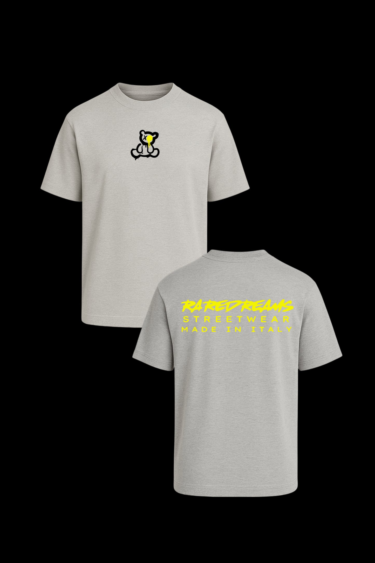 T-Shirt ICONIC RareDreams Milano Unisex - Grey Melange