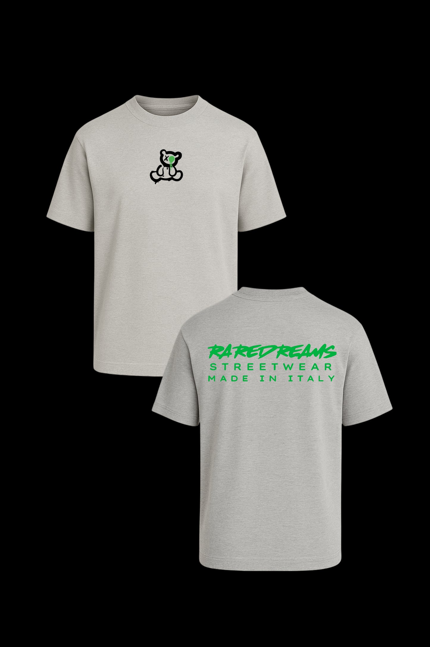 T-Shirt ICONIC RareDreams Milano Unisex - Grey Melange