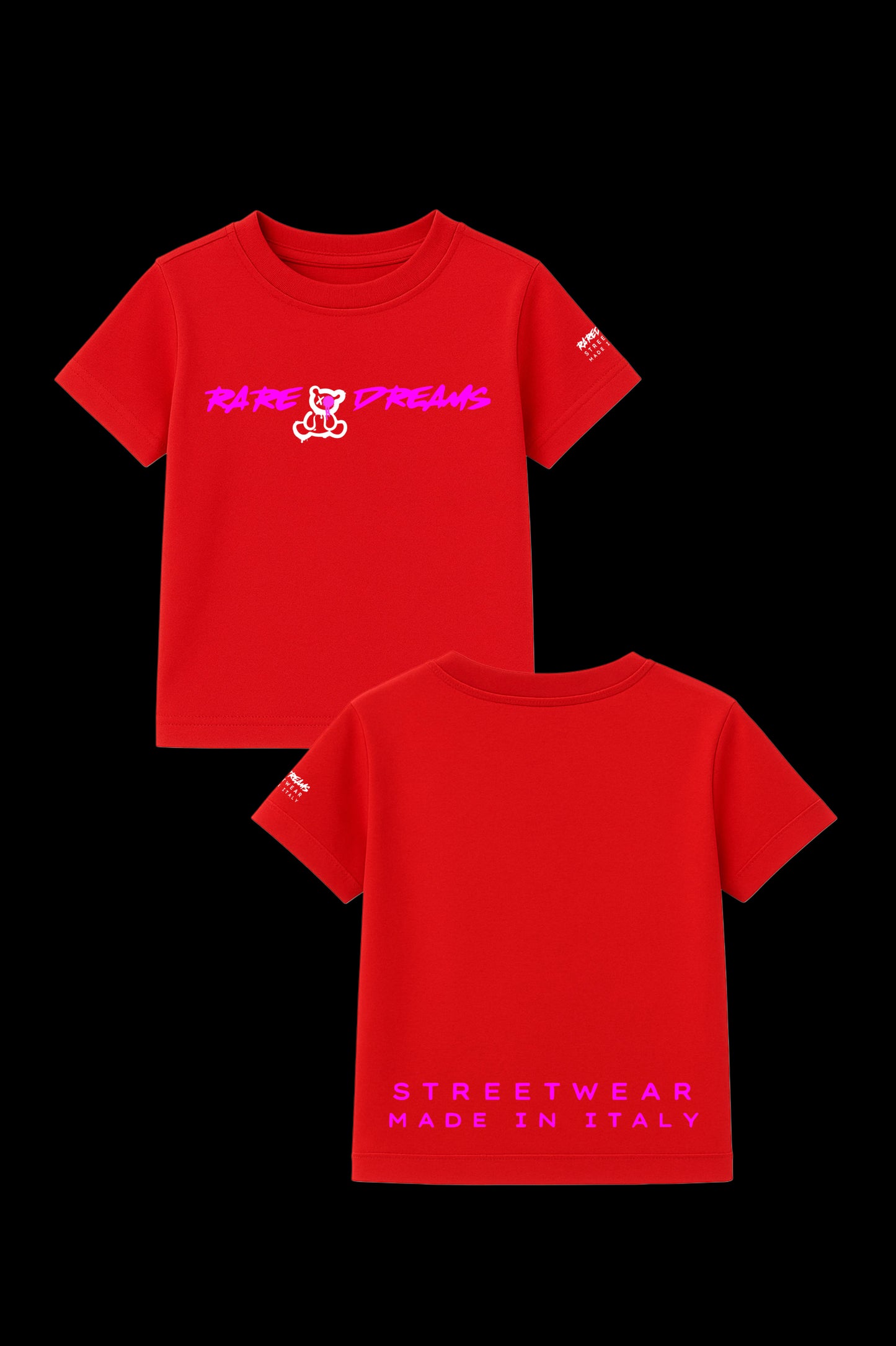 T-Shirt RAREBEAR KIDS RareDreams Milano - Red