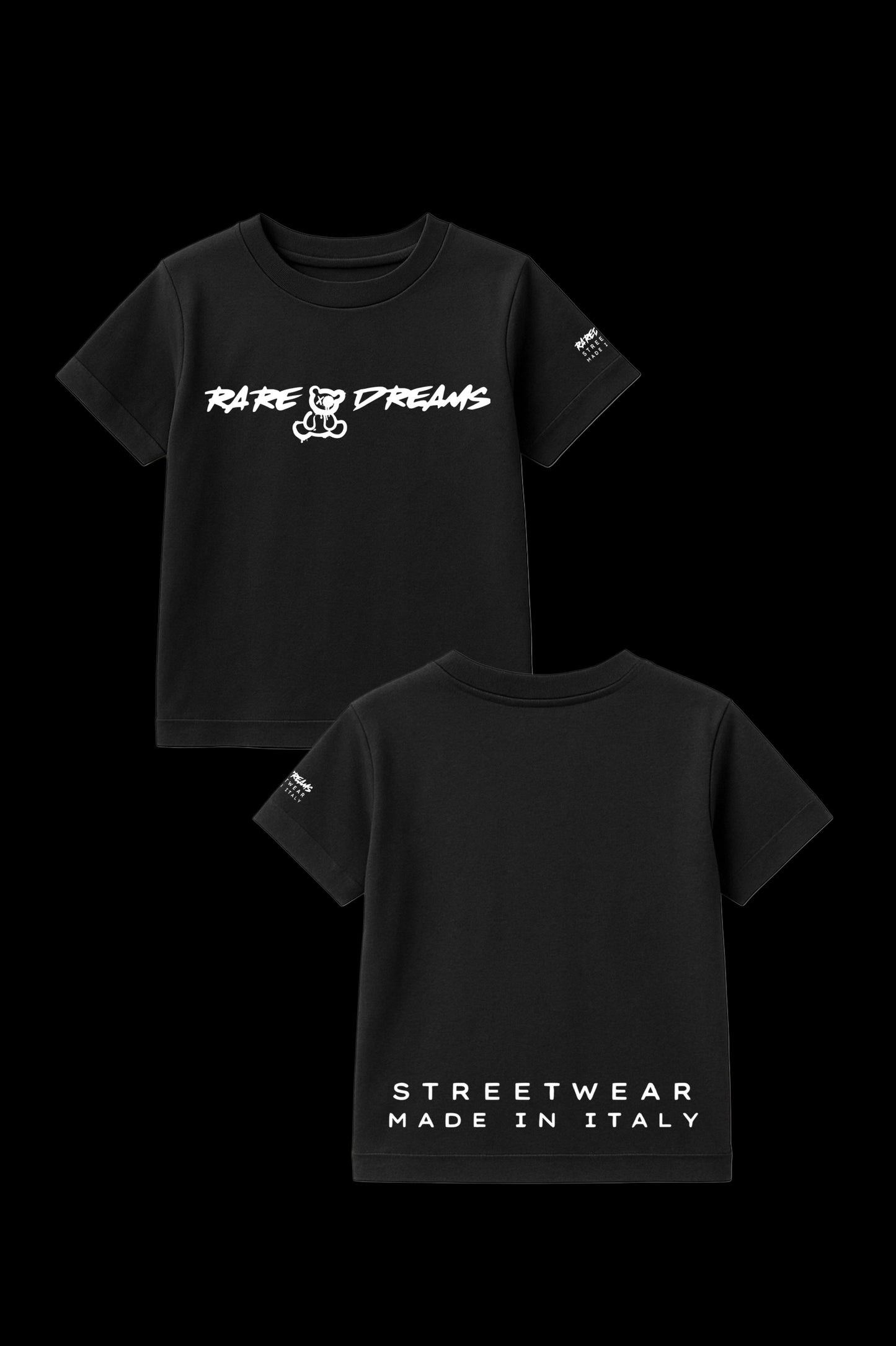 T-Shirt RAREBEAR KIDS RareDreams Milano - Black