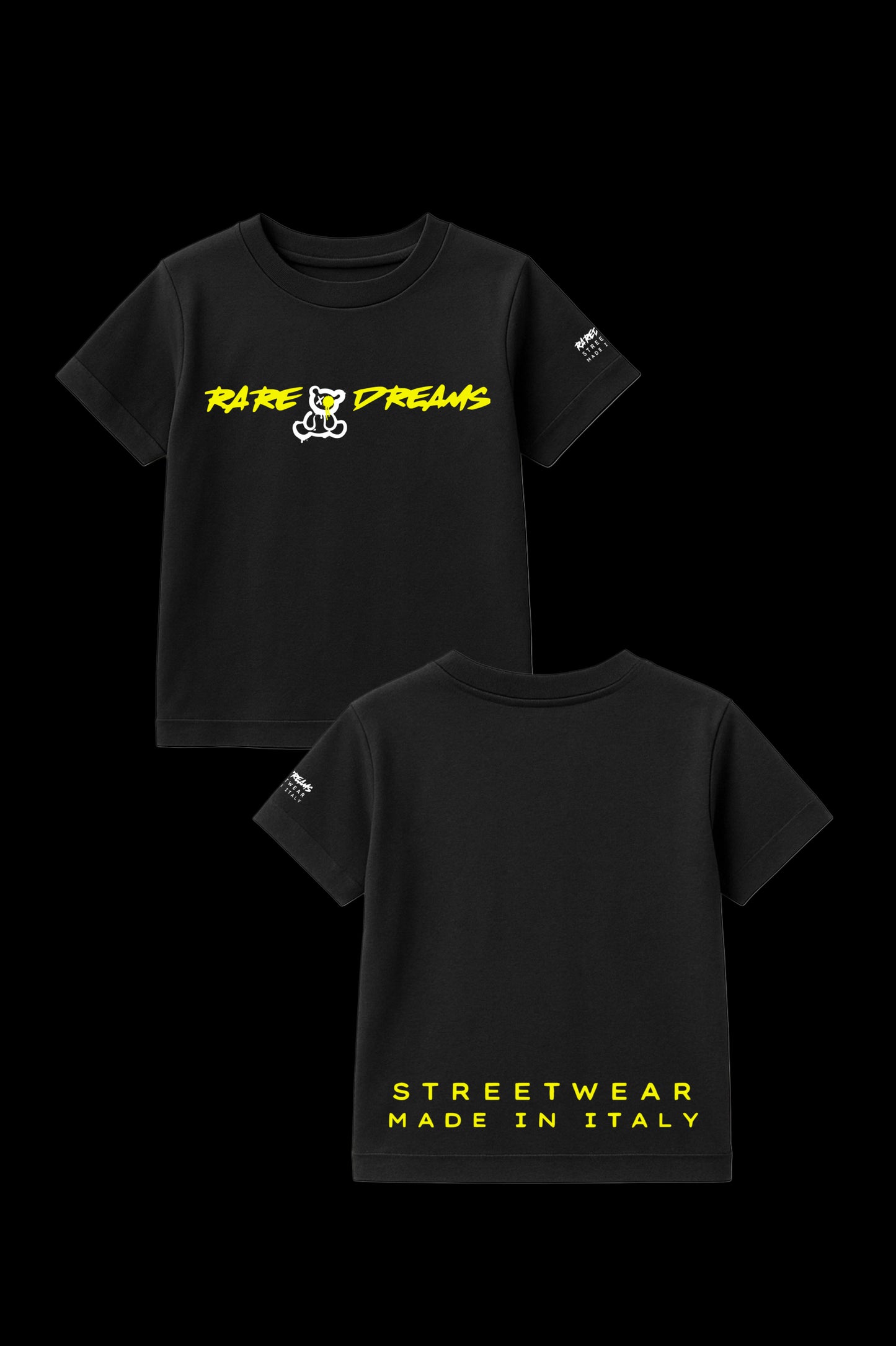 T-Shirt RAREBEAR KIDS RareDreams Milano - Black