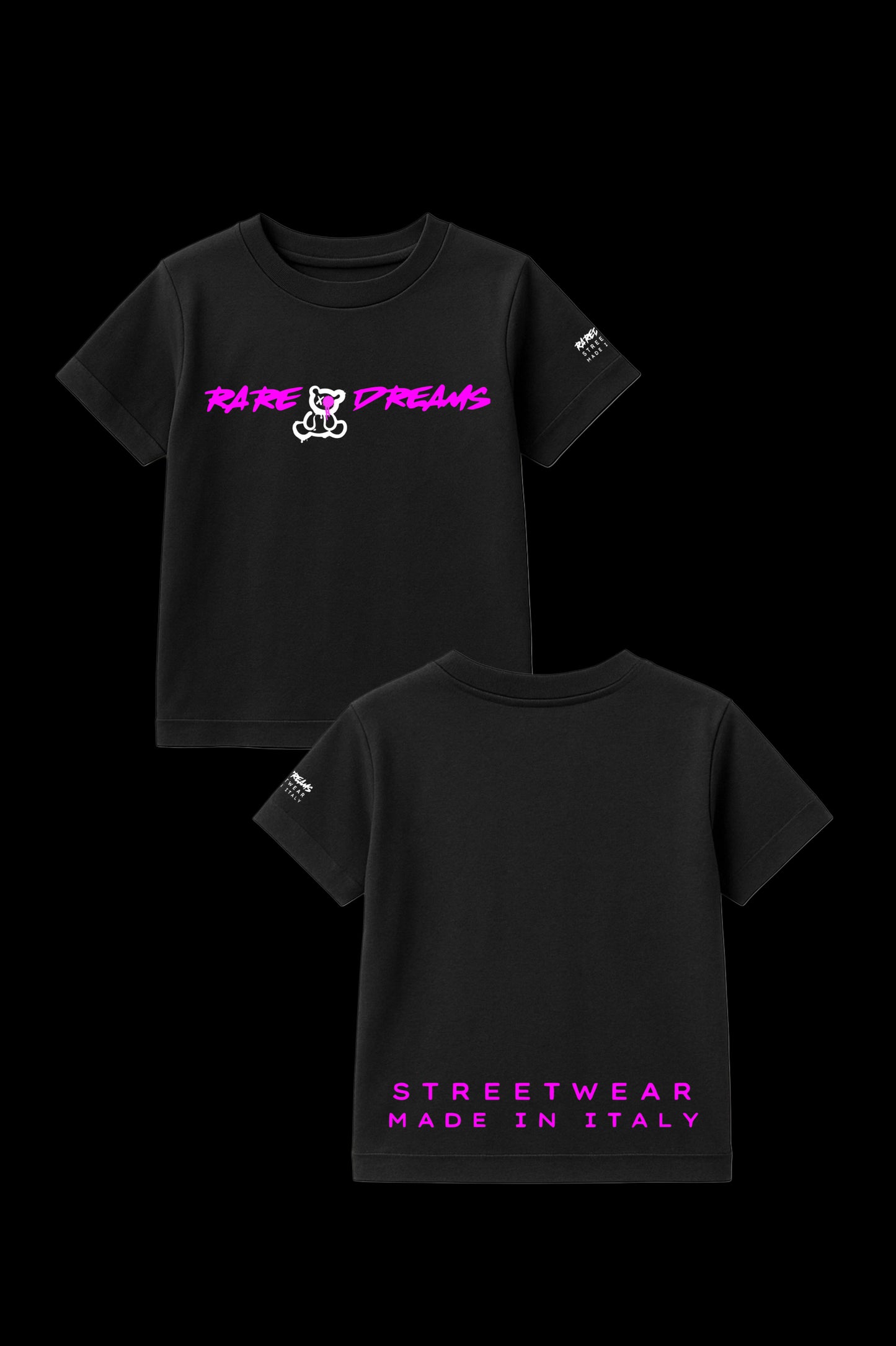 T-Shirt RAREBEAR KIDS RareDreams Milano - Black