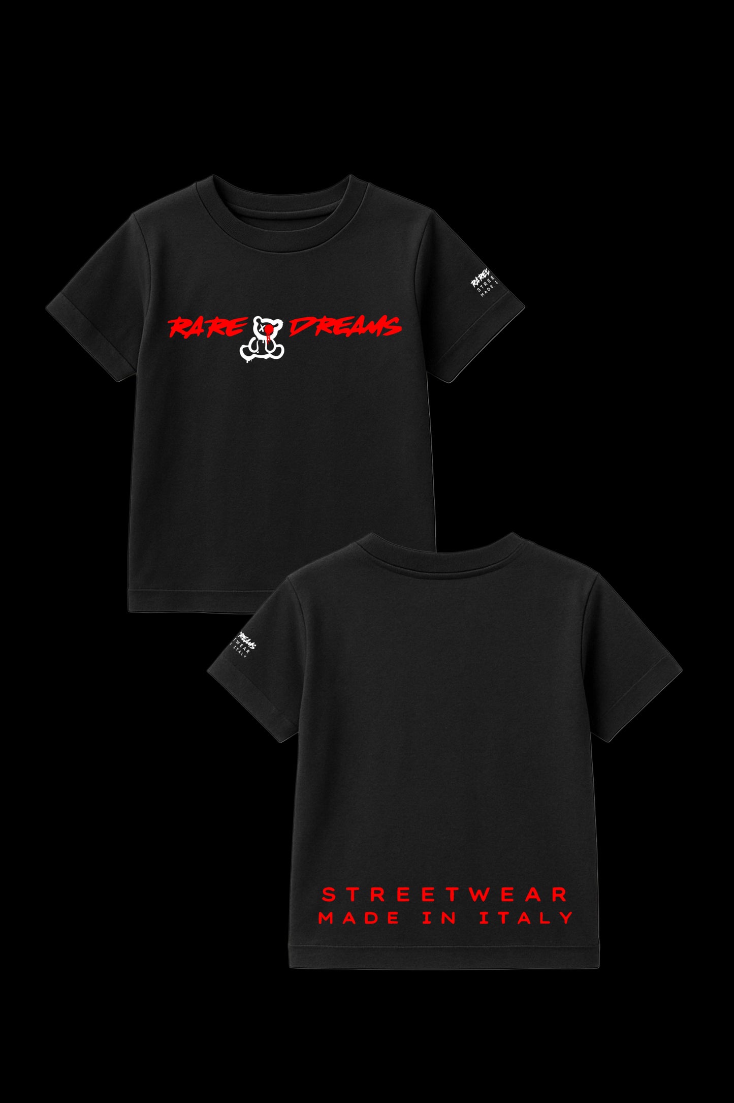 T-Shirt RAREBEAR KIDS RareDreams Milano - Black