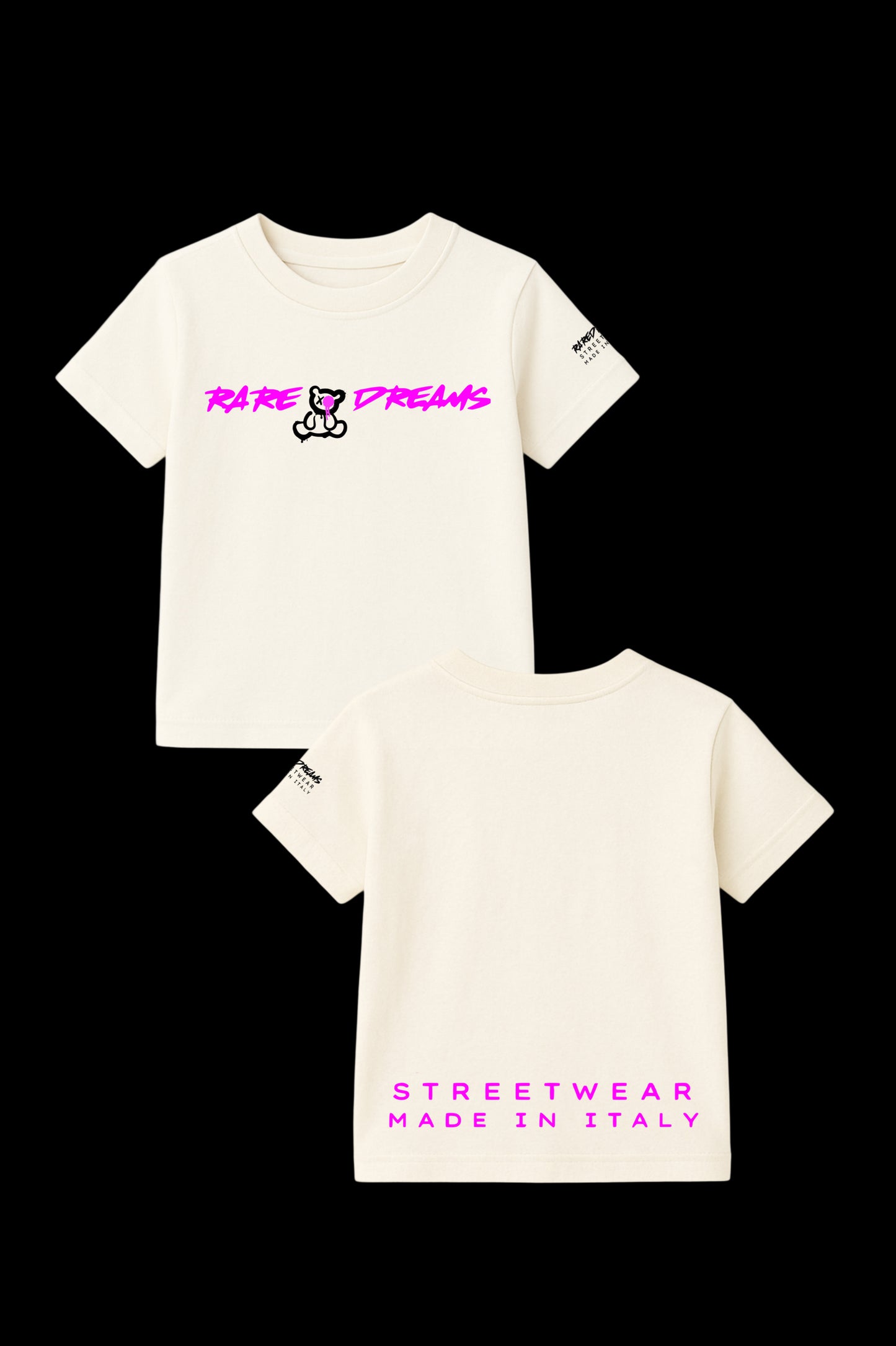 T-Shirt RAREBEAR KIDS RareDreams Milano - Off White