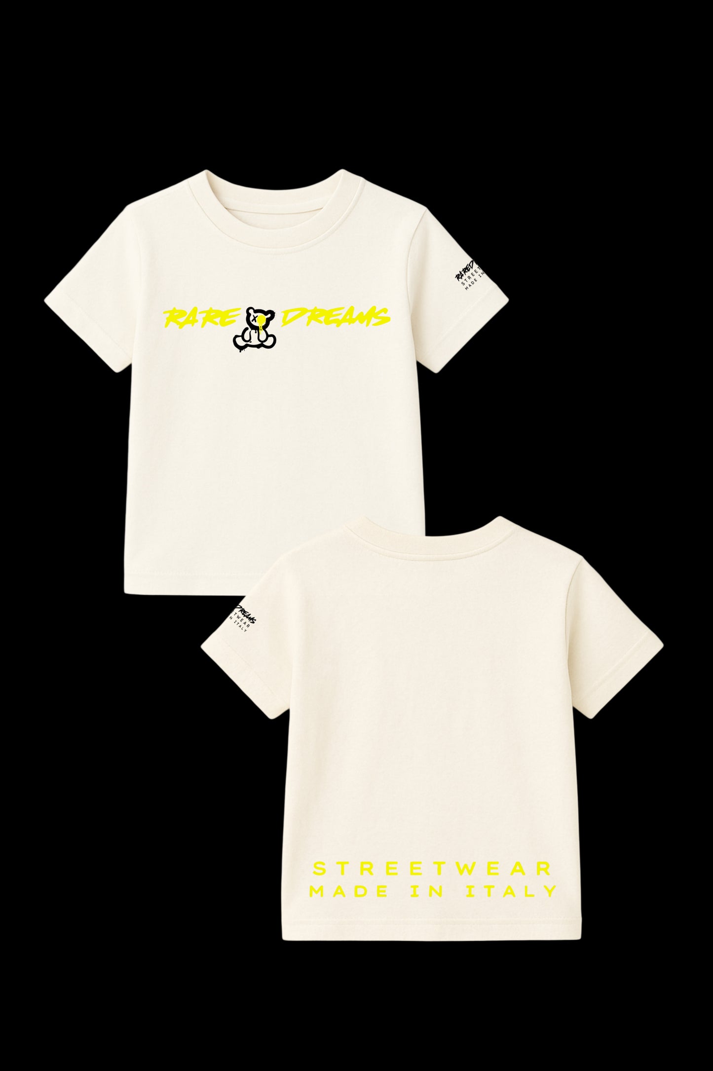 T-Shirt RAREBEAR KIDS RareDreams Milano - Off White