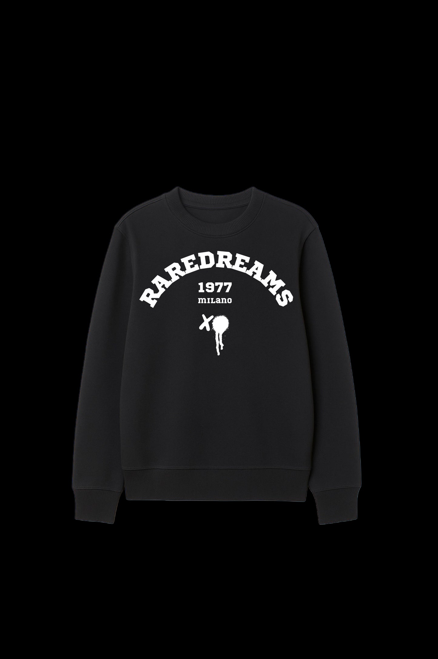 1977 RareDreams Milano Unisex Sweatshirt - Black