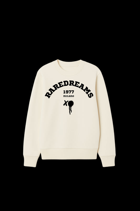 Felpa 1977 RareDreams Milano Unisex - Off White