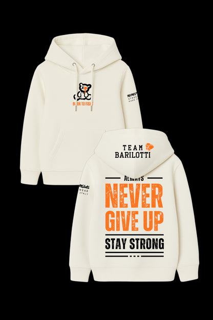 Felpa BORN TO FIGHT RareDreams Milano Unisex - Off White
