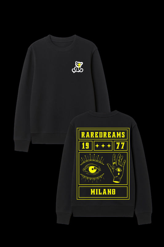 Felpa SUPERSTITIOUS EDITION RareDreams Milano Unisex - Black
