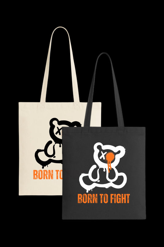 Shopper BORN TO FIGHT in Cotone RareDreams Milano