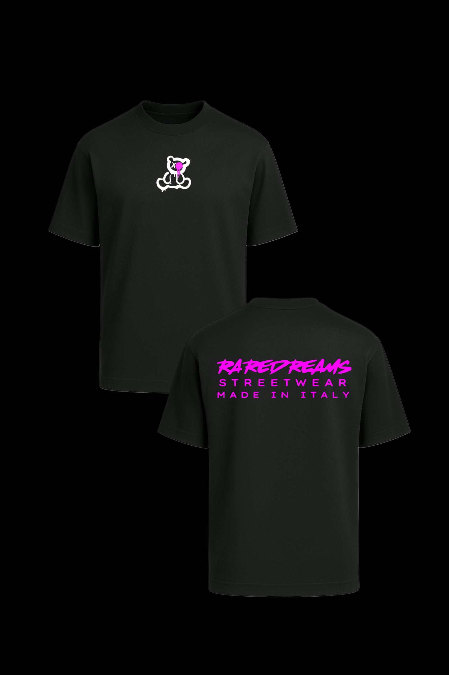 T-Shift ICONIC RareDreams Milano Unisex - Black 
