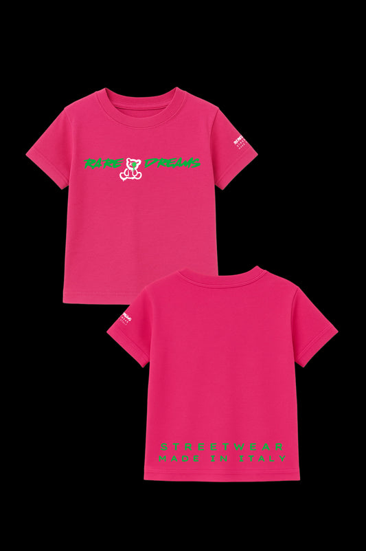 T-Shirt RAREBEAR KIDS RareDreams Milano - Fucsia