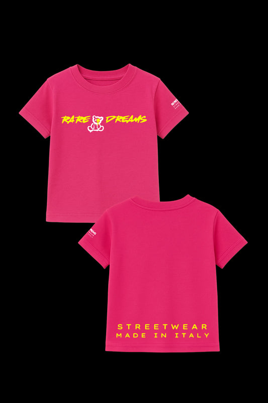 T-Shirt RAREBEAR KIDS RareDreams Milano - Fucsia