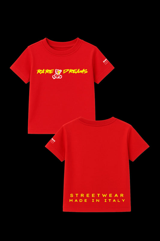 T-Shirt RAREBEAR KIDS RareDreams Milano - Red