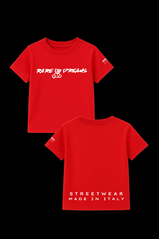 T-Shirt RAREBEAR KIDS RareDreams Milano - Red