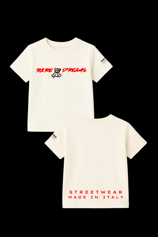 T-Shirt RAREBEAR KIDS RareDreams Milano - Off White