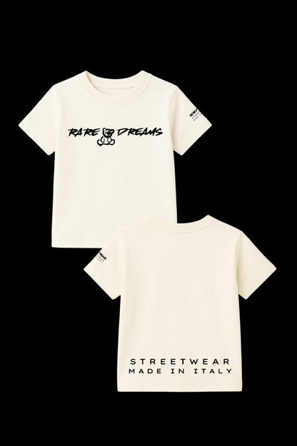 T-Shirt RAREBEAR KIDS RareDreams Milano - Off White